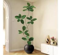 SWENEEN Grand Ficus Artificiel avec Pot De Fleurs, Arbre Tropical Artificiel À Poser Au Sol, 1,6 M/1,8 M, Aspect Réaliste Au Toucher, Plante Artificielle D'Intérieur De Grande Ta,C High 180cm