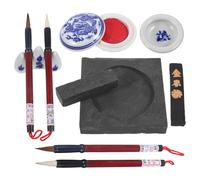 SWETRACE Kit De Calligraphie Chinoise, Stylo-Pinceau, 1 Set, Bois Et Cloth, Pour Jeunes Adultes, Chambre Et Maison, Facile À Ranger Couleur Aléatoire
