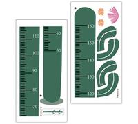 SWETRACE Sticker Mural Hauteur Garçon et Filles de Cactus Cartoon Autocollant Pvc Auto-adhésif et Amovible pour Décoration Murale DIY Maison