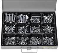 Assortiment de vis à tête hexagonale DIN 933 - 12 pièces - 280 pièces