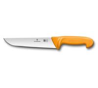 Swibo, couteau de boucher, 31cm, droit, orange, étui libre-service