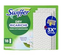 Swiffer Serpillière sèche au parfum Febreze – Pack recharge 18 pièces
