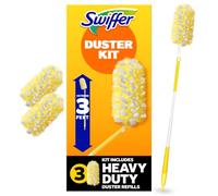 Swiffer 360 Dusters Kit de démarrage avec manche extensible 3 recharges pour plumeau