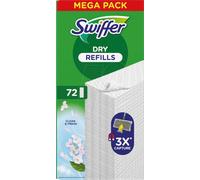 SWIFFER 677387 - Chiffons de plancher Swiffer DRY RECHARGES, 72 pièces