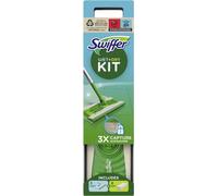 Swiffer 8001090630612 Starter-Set Balai à sol Chiffons secs/humides(A)