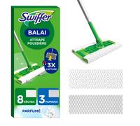 Kit balai Swiffer + 8 recharges lingettes pour sol