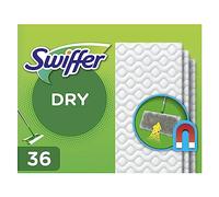 Swiffer Recharges lingettes sèches Balai – 36 unités – Retient 3× plus de poussière et poils