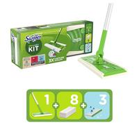 Kit de démarrage Swiffer : manche + 8 lingettes sèches + 3 lingettes humides