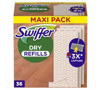 6X Pack De Chiffons Swiffer Pour Remplacement Sec Bois Honey X 36