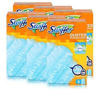 Swiffer Dust Magnet Recharge Lot de 9 lingettes avec parfum Febreze, absorbe et retient 3 fois plus de poussière et de cheveux - 1 boîte de 9 pièces