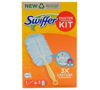 SWIFFER , 1 manche + 3 recharge magnétique anti-poussière
