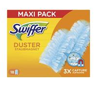 Swiffer Duster Lot de 18 recharges pour plumeau Capture et retient jusqu’à 3 fois plus de poussière et de poils par rapport à un plumeau traditionnel