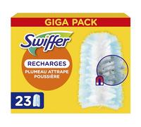 Swiffer - Recharges plumeau Duster - Capture poussière, saleté et allergènes - 23 unités
