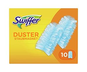 Swiffer Duster Recharge Plumeau, Parfum Febreze, 10 Recharges, Plumeau Poussière, Attrape-Poussière et Retient la Poussière, Conçu pour Toutes les Surfaces Sèches