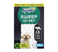 Swiffer Febreze Lot de 32 recharges de chiffon de balayage à sec très résistant avec défense contre les odeurs Febreze