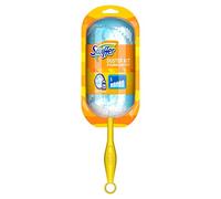 Swiffer Duster Attrape & Retient, Kit 1 Manche et 5 Recharges, Attrape Et Retient Jusqu’À 3 Fois Plus De Cheveux Et Poussière Qu’Un Plumeau Ordinaire