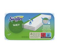 Swiffer Lingettes Humides, 12 Lingettes Nettoyantes, pour Balai Swiffer, Attrape-Poussière, Lingette Retient la Poussière et la Saleté