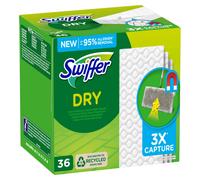 Swiffer Lingettes sèches sols pour balai Sweeper- boîte de 36