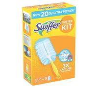 Swiffer Lot de 1 Aimant Anti-poussière avec Parfum Febreze, 1 poignée et 3 lingettes de Rechange