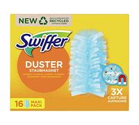 Swiffer Plumeau attrape et retient la poussière, attrape et retient jusqu'à 3 fois plus la poussière et les cheveux qu'un plumeau à plumes classique, 16 recharges