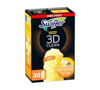 Swiffer Plumeau Duster, 30 Recharges (5x6), Attrape et Retient 3X Plus de Poussière et Cheveux qu'un Plumeau Classique, même dans Les Endroits Difficiles d'Accès, Manche Vendu Séparément