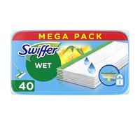 Swiffer Wet Lot de 40 lingettes humides pour lave-sol citron