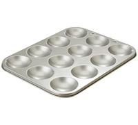 Swift Faringdon Collection Bakers Pride Plaque à mini muffins / tartelettes Anti-adhésif 12 moules 6 cm x 3,25 cm Acier carbone 29 cm x 22 cm x 2 cm