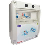 SWIMHOME Tableau électrique pour piscine Guardamotor, transformateur 100 W (1 CV (4-6,3 A))