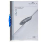 Chemise à clip SWINGCLIP, format A4, clip bleu