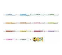 Surligneur stabilo swing cool pastel edition format stylo pointe biseautee trace 1/4mm clip coloris zeste de citron