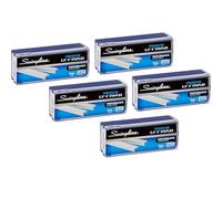 Swingline Agrafes S.F. 4, Premium, 6,35 mm de longueur, 210/bande, 5000/boîte, lot de 5 (35481)