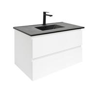 Swiss Aqua Technologies - Ensemble meuble avec vasque SAT et mitigeur - B-Way - 79x50x45 - Blanc