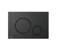 Swiss Aqua Technologies - Plaque de déclenchement double touche Noir Mat (SATAT68)
