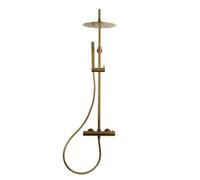 Swiss Aqua Technologies - SAT DARK Colonne de douche avec Mitigeur Thermostatique Or Brossé (SATDASSTKBZ)
