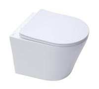 Swiss Aqua Technologies WC suspendu Infinitio sans bride et fixations invisibles + abattant frein de chute (SATINF010RREXP)