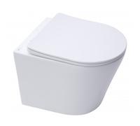 Swiss Aqua Technologies WC suspendu Infinitio sans bride et fixations invisibles + abattant frein de chute (SATINF010RREXP)