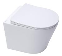 Swiss Aqua Technologies WC suspendu Infinitio sans bride et fixations invisibles + abattant frein de chute (SATINF010RREXP)