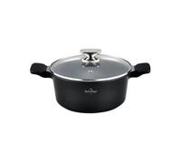 Swiss Haus Faitout 20cm avec couvercle 2,7L Tous feux dont induction Noir SH-BC20B