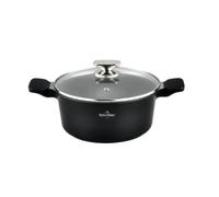 Swiss Haus Faitout 26cm avec couvercle 4,9L Tous feux dont induction Noir