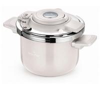Swiss Haus® PC6LCR, cuiseur à pression à induction – 6 litres / Ø 22 cm – Sans PFAS – Cuiseur à pression en acier inoxydable, compatible avec tous les types de plaques de cuisson – Cuisson instantanée
