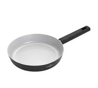 SWISS HAUS Poêle de Cuisson 24cm avec Poignée Ergonomique Isolante et Texturée Noir