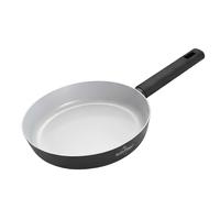 SWISS HAUS Poêle de Cuisson 28cm avec Poignée Ergonomique Isolante et Texturée Noir
