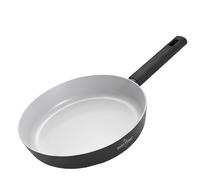 SWISS HAUS Poêle de Cuisson 32cm avec Poignée Ergonomique Isolante et Texturée Noir