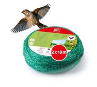 SWISSINNO Filet Anti Oiseaux Kit, Filets pour Jardin - 10x2m - Filet de Protection Robuste pour Jardin Clôture Pergola Potager - Filet Réutilisable Résistant UV