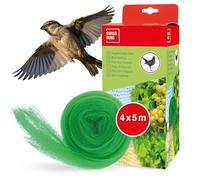 SWISSINNO Filet Anti Oiseaux Kit, Filets pour Jardin - 4x5m - Filet de Protection pour Potager Volière Fruitière Bassin Jardin - Filet Réutilisable Résistant UV