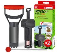 SWISSINNO Piège à campagnols Pro SuperCat avec Accessoires | Piège Efficace pour Rats des Champs et campagnols, Mécanisme breveté, Réutilisable | 2X Pièges + 1X Accessoires