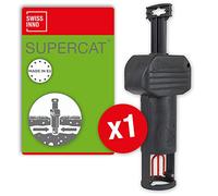 SWISSINNO Piège à campagnols Pro SuperCat | Piège Efficace pour Rats des Champs et campagnols, Mécanisme breveté, Facile à Installer, Réutilisable | 1X Piège