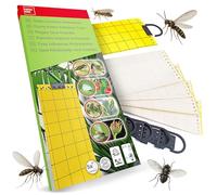 SWISSINNO Panneau Jaune Collant Anti-Insectes - Lot de 5 pièges à glu Jaunes en résine et Cire - Efficace Contre Les Mouches, moustiques, pucerons et Insectes Volants