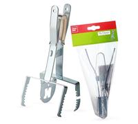 SWISSINNO Piège à Taupes et Campagnols Classic - Piège Efficace, Durable et Facile à Utiliser pour Éliminer Taupes et Rongeurs dans Le Jardin, Argent