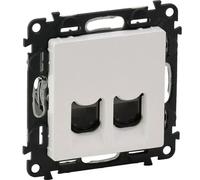 Switch - Legrand - 753143 - Hub Ethernet - Injecteur - Double RJ45 Cat.6 UTP Blanc